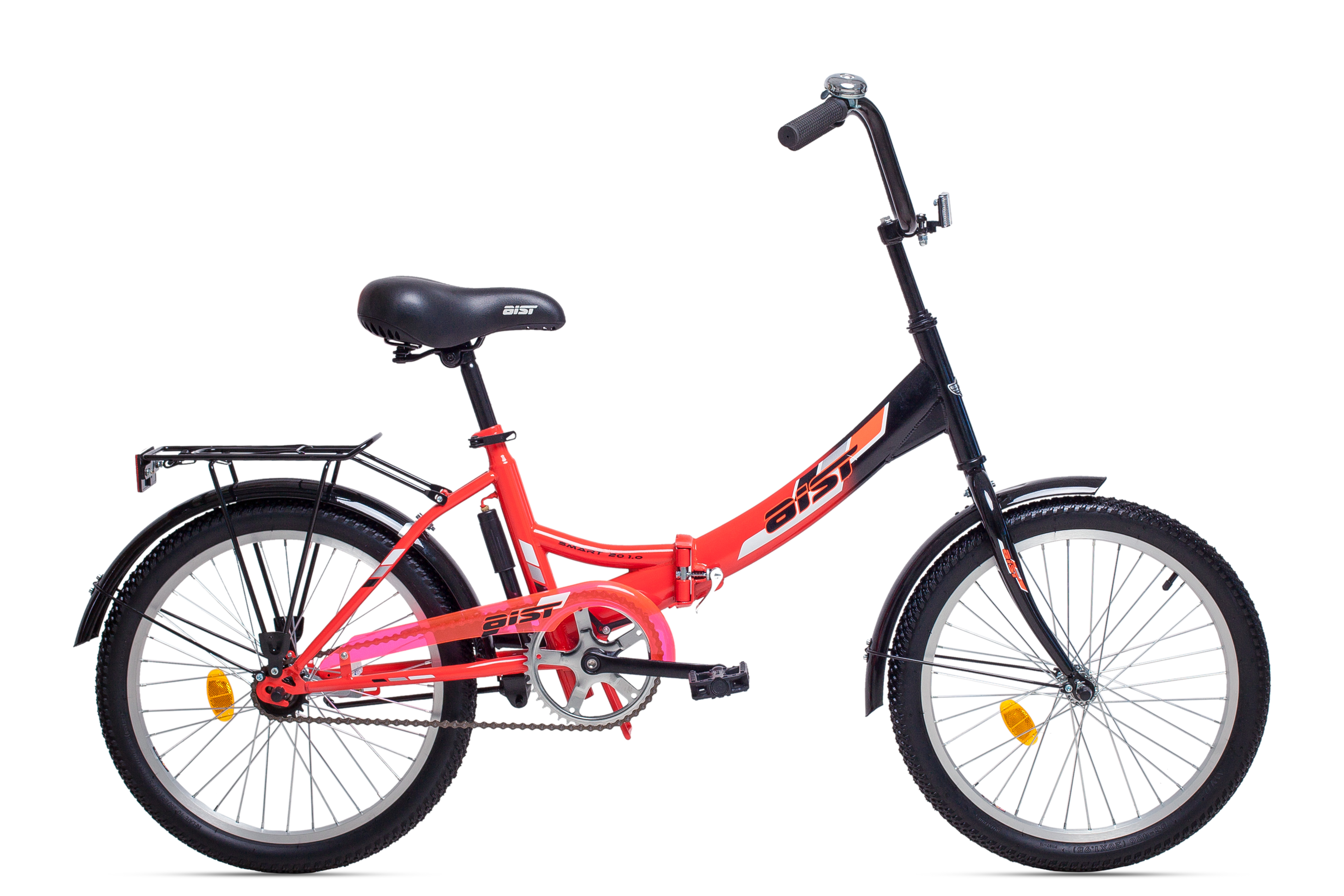 Велосипед складной Аист Smart 20 1.0 (черно-красный)